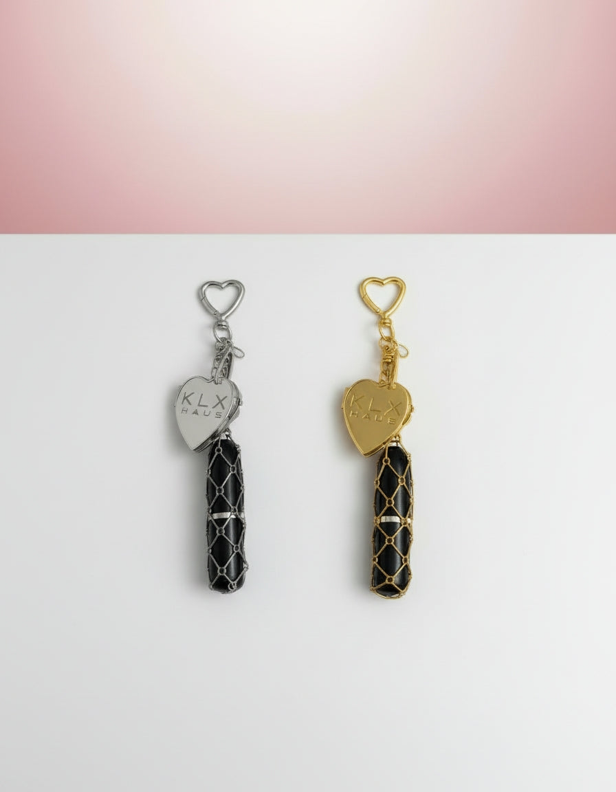 Metal Lipstick/Lip Gloss Purse Charm